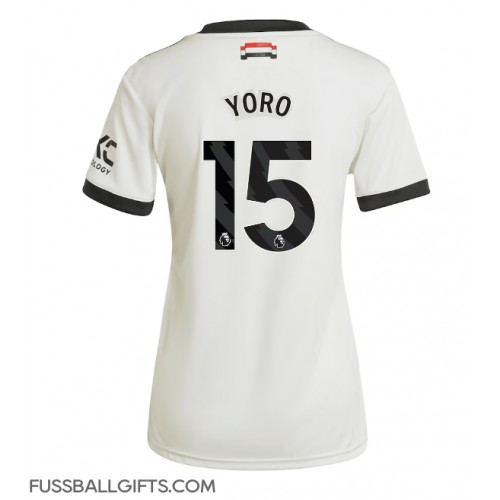 Manchester United Leny Yoro #15 Fußballbekleidung 3rd trikot Damen 2024-25 Kurzarm